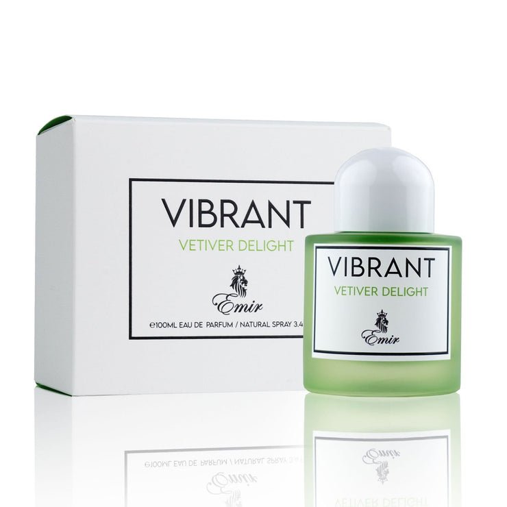 Dubai Perfumes Paris Corner Emir Vibrant Vetiver Delight 100ml Eau de Parfum.