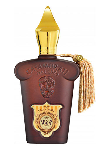 A Xerjoff Casamoratti 1988 100ml Eau De Parfum bottle with a gold tassel.