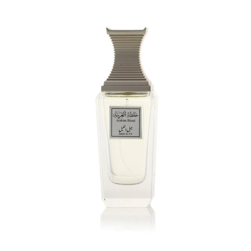 A 100ml bottle of Arabian Blend Jabal Al Fil Eau De Parfum for men & women by Oud Elite on a white background.