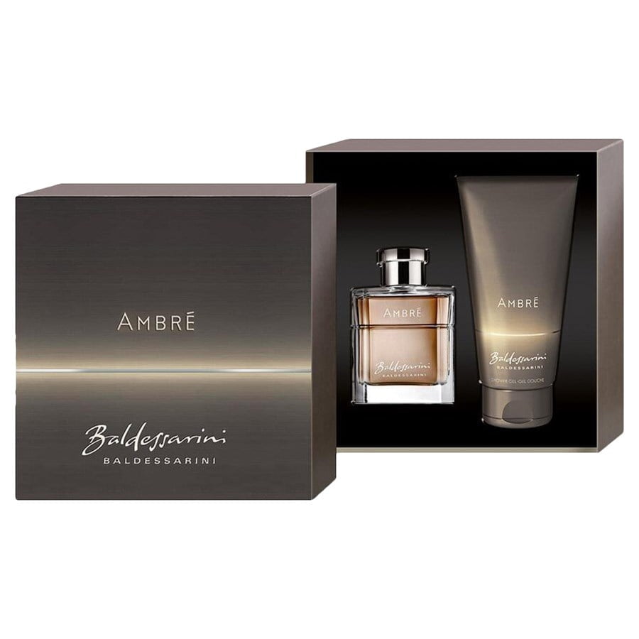 Baldessarini Ambre 50ml Eau De Toilette gift set for men.