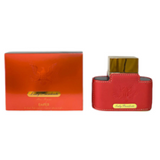 The Emper Lady Presidente Pour Femme 80ml, in a red and gold box and bottle, features a "Lady Presidente" label and embodies the Floral Fruity essence for women.