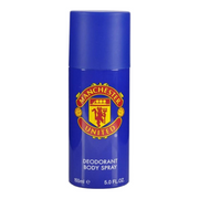 The vendor-unknown Manchester United deodorant spray comes in a striking blue can, offering 150ml (5.0 FL.OZ) of alluring scent to keep you fresh all day.