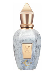 A bottle of Xerjoff Apollonia 100ml Eau De Parfum with an x on it, offering a floral fragrance for men & women.