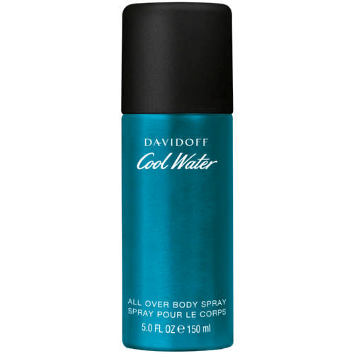 Enjoy the refreshing essence of Davidoff Cool Water with this 150ml deodorant spray for men. Housed in a sleek blue bottle with a black cap, it offers invigorating freshness all day.