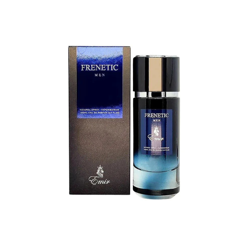 A box of Lattafa Paris Corner Frenetic Men 100ml Eau De Parfum.