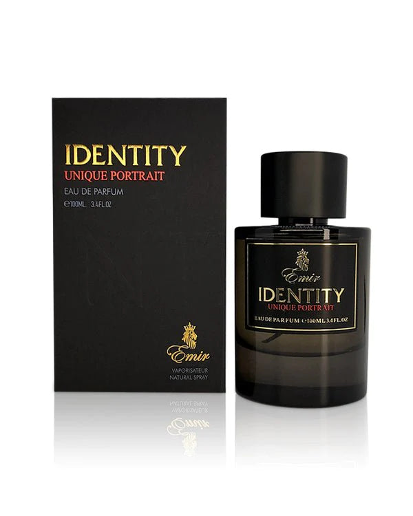 A unique portrait fragrance for men, Emir Identity Unique Portrait 100ml Eau De Parfum.