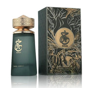 A bottle of Paris Corner Khair 100ml Eau De Parfum next to its ornately designed packaging, a fragrance for men & women.