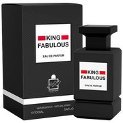 A black and white boxed perfume labeled "Milestone Mouge Ice Age Eau de Parfum" with a matching black bottle, from Rio Perfumes. The box features a small "Milestone" logo. This unisex fragrance for men and women comes in a generous 95ml (3.2 fl oz) size.