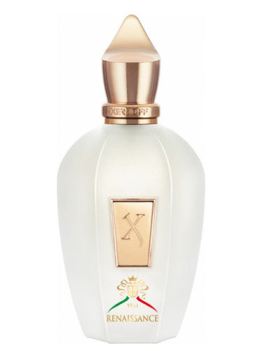 A Xerjoff Renaissance 100ml Eau De Parfum bottle, a captivating fragrance for men and women.