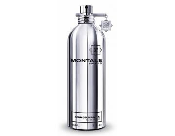 A 100ml bottle of Montale Paris Mango Manga Eau De Parfum from Rio Perfumes on a white background.