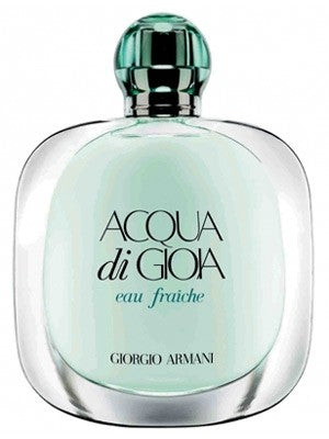 A women's fragrance, Acqua di Gioia Eau Fraiche 100ml Eau de Toilette by Armani.