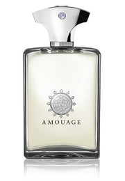 A 100ml bottle of Amouage Reflection Man EDP perfume on a white background.