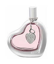 Adorned with a pink liquid and a dangling rhinestone heart charm on the cap, the heart-shaped bottle of Bebe Sheer 100ml EDP captures attention. The name "bebe" is elegantly inscribed on the bottle, showcasing the sophisticated essence of Francis Kurkdjian's creation for vendor-unknown.