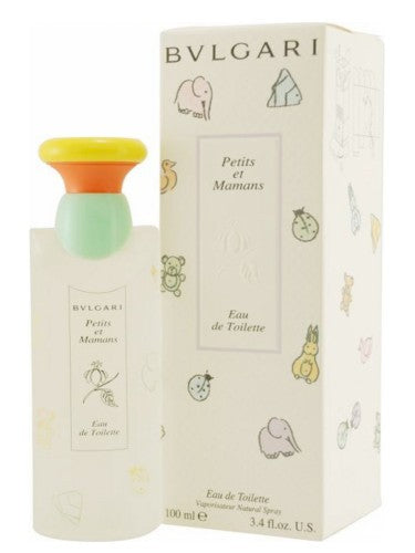 A bottle of Bvlgari's Petit et Mamans eau de toilette from Rio Perfumes.