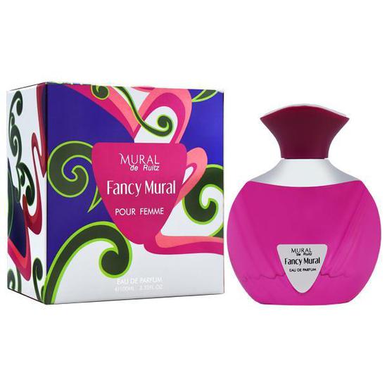 A Mural de Ruitz Fancy Mural Pour Femme 100ml Eau De Parfum in a pink box, exuding a captivating fragrance.