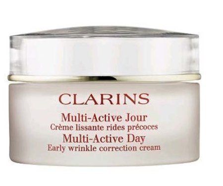 A 50ml jar of Clarins Multi Active Day by Rio Perfumes, expertly crafted for early wrinkle correction.