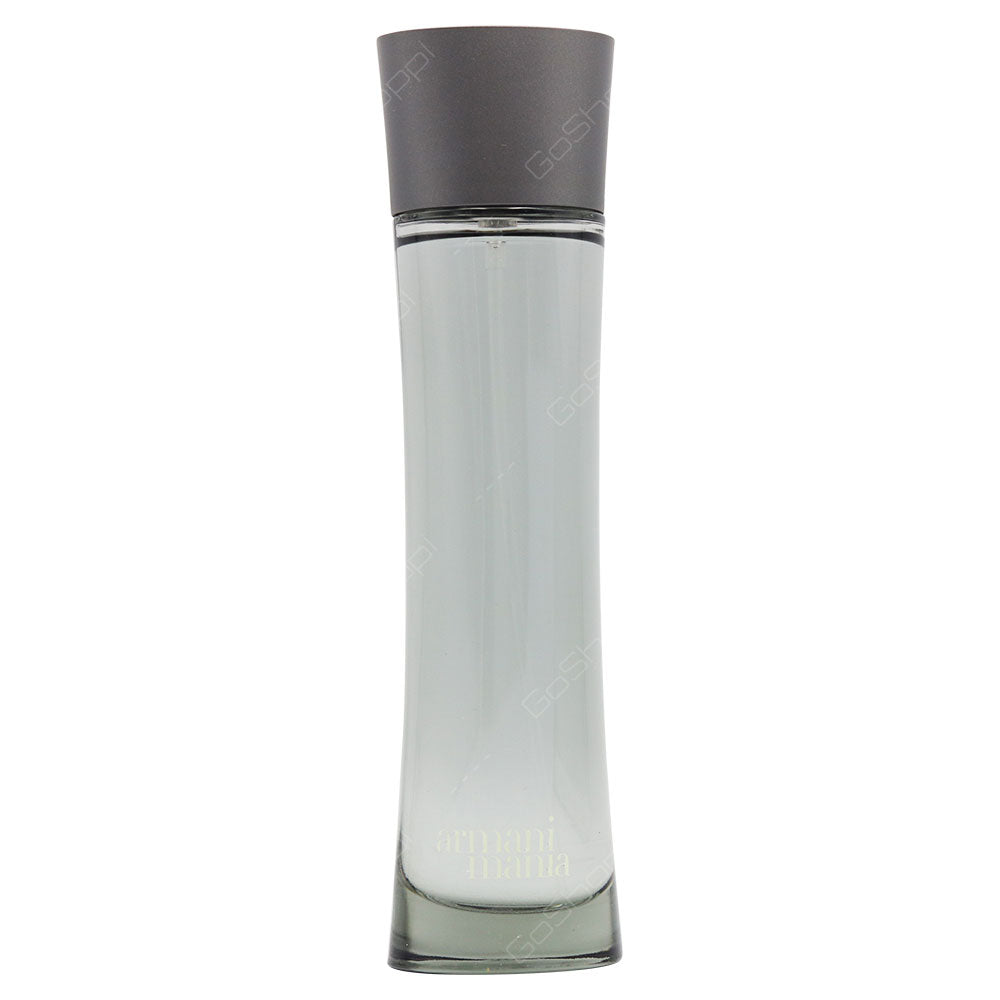 A bottle of Armani Mania Pour Homme 100ml Eau De Toilette by Armani on a white background.