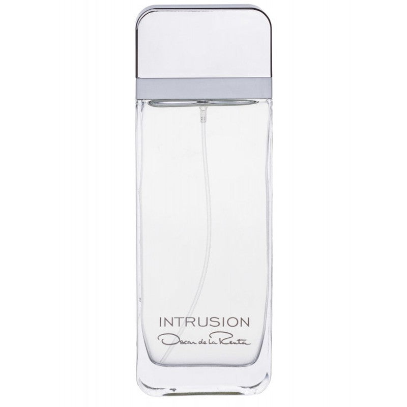 An Oscar de la Renta Intrusion 100ml Eau De Parfum on a white background.