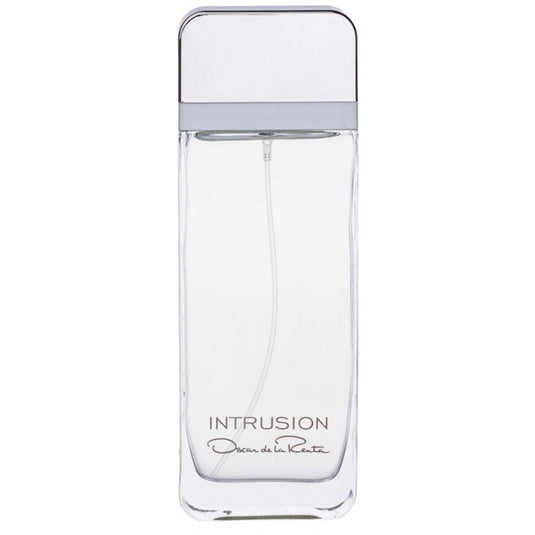 An Oscar de la Renta Intrusion 100ml Eau De Parfum on a white background.