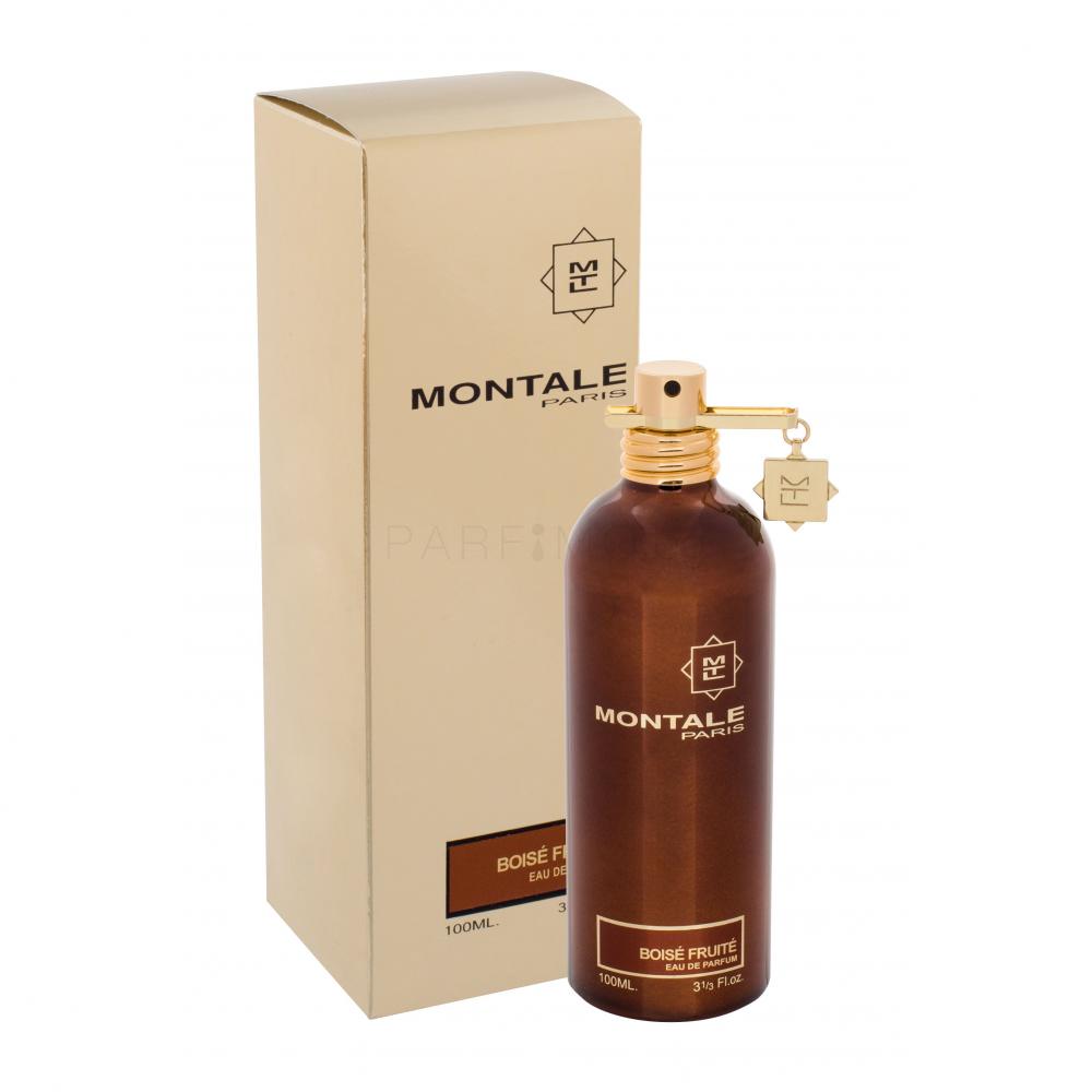 A bottle of Montale Paris Boise Fruite 100ml Eau De Parfum displayed at Rio Perfumes.