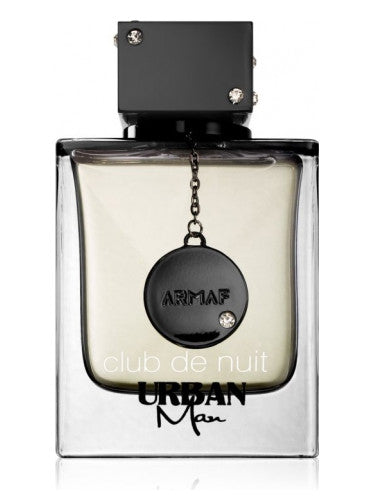 The Armaf Club de Nuit Urban Man 105ml Eau de Parfum exudes sophistication with its clear bottle, black cap, and hanging medallion. Bold white text enhances the packaging, while its captivating Woody Spicy fragrance makes it unforgettable. Currently available as a Buy 1 Get 1 Free offer.