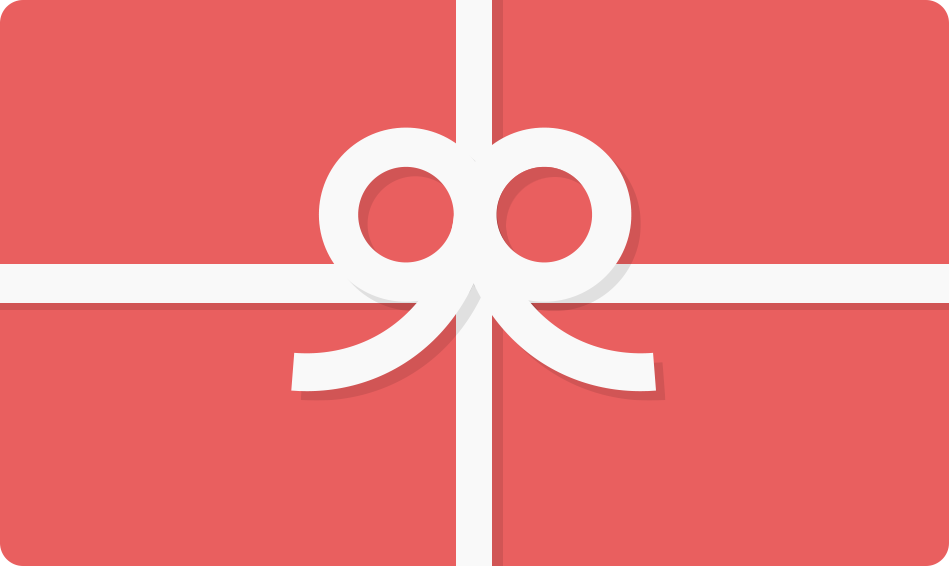 A Rio Perfumes gift card with a red bow on a Rio Perfumes background.