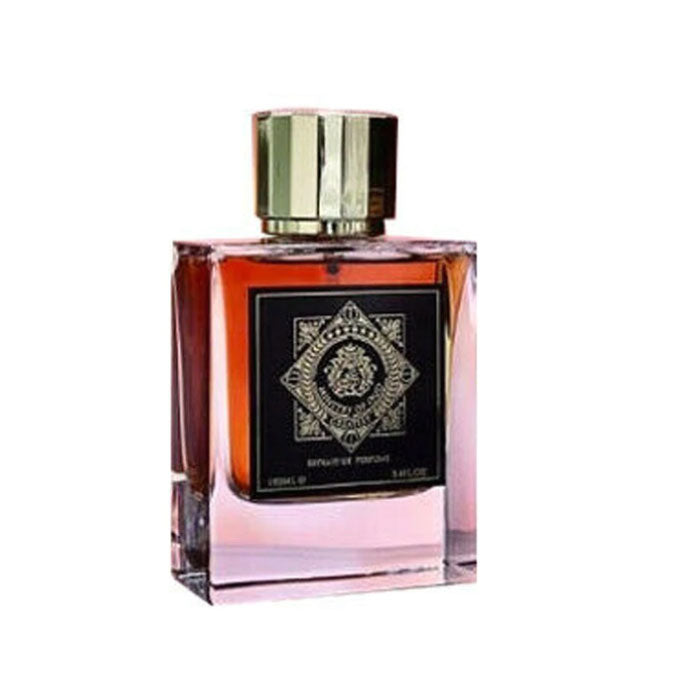 A Paris Corner Ministry of Oud Greatest 100ml Extrait de Perfume bottle on a white background, by Dubai Perfumes.