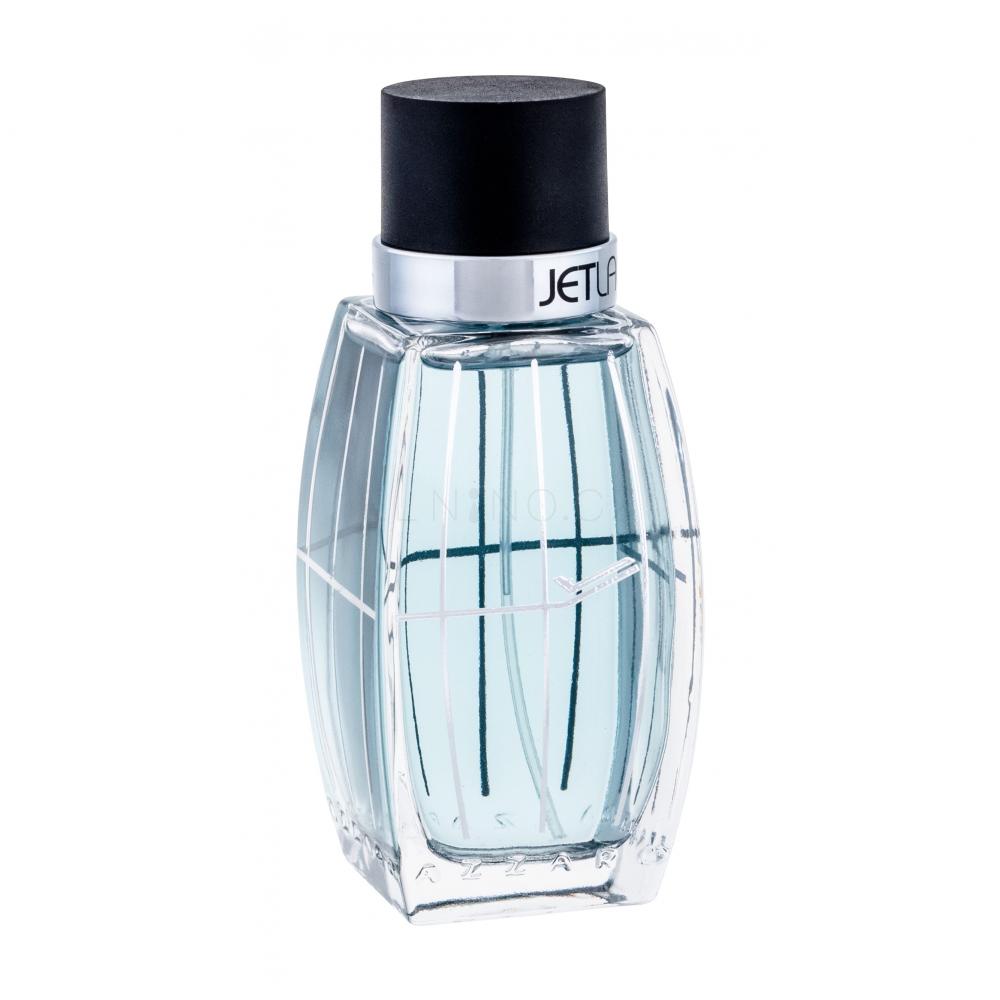 A bottle of Azzaro Jetlag 75ml Perfume on a Rio Perfumes background.