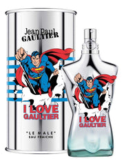 Jean Paul Gaultier presents "I Love Gaultier" Eau de Toilette, a refreshing fragrance for men. Experience the invigorating blend of JPG Le Male Superman Eau Fraiche 125ml Eau De Toilette, now available.