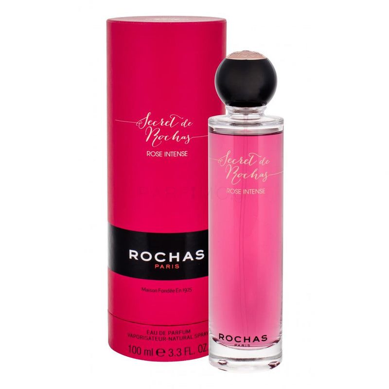 Load image into Gallery viewer, Secret De Rochas Rose Intense is a 100 ml EDP women&#39;s perfume available at Rio Perfumes.
