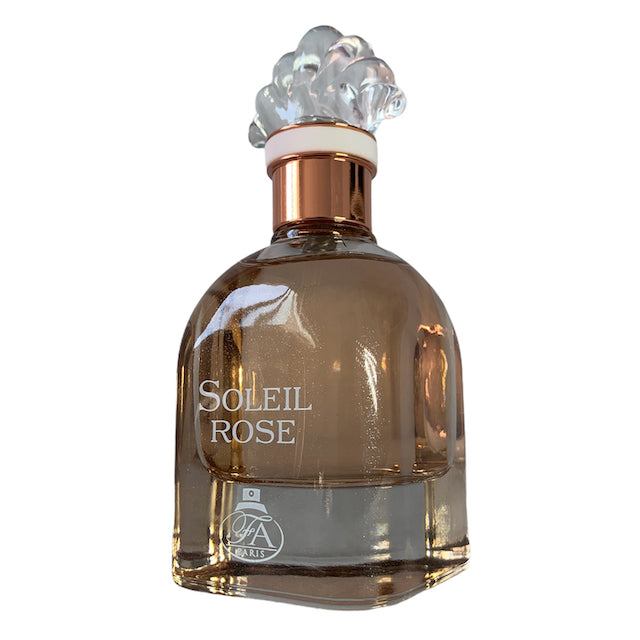 A 90ml Paris Corner Soleil Rose EDP bottle on a white background.